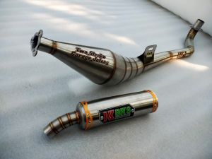 Knalpot Fizr Fiz r F1zr Force1 Kolong Samping full stenlis free laser nama