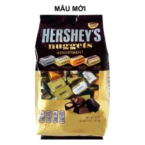 Socola sữa sữa hạnh nhân đắng hạnh nhân tổng hợp Hersheys Nuggets Assortment Chocolate gói 1470gr của Mỹ