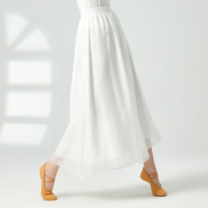 Classical Ethnic Dance Practice Suit Loose Flowing Zen Dance Pants Silk Cotton Linen Wide Leg Yoga Pants Fairy Atmosphere