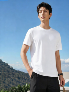 MiiOW | Cotton Loose Heavyweight White Short Sleeve T-Shirt
