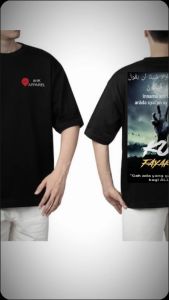 AHK SHOP / T-SHIRT PANJANG SIZE M L XL XXL LENGAN PENDEK BAHAN LEMBUT PREMIUM / KAOS DISTRO ISLAMI OVERSIZE NYAMAN / BAJU SABLON POLOS MOTIF KUN FAYAKUN HITAM / PAKAIAN KASUAL COWOK & CEWEK DEWASA STANDAR / ATASAN SOFT PRIA & WANITA COMBED HIGH QUALITY