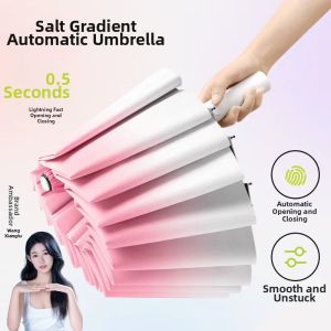Ben.C | Attractive Gradient Umbrella Sunscreen Windproof Folding
