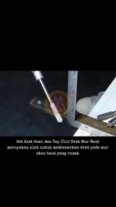Set Alat Snai dan Tap Ulir Drat Mur Baut / Hand Tap Set