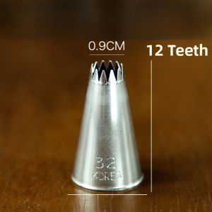 Wilton Flower Nozzle Multi-Tooth 8 Teeth Shell 199 Number Baking DIY Kitchen Cooking Utensils Pastry Bags Piping Tips