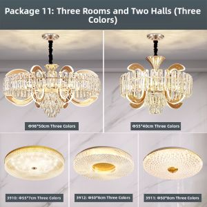 Aiskdan | Luxury French Crystal Chandelier Hallway