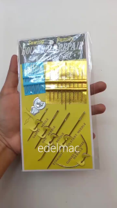 Set Lengkap Jarum Jahit Sulam Tangan Jarum Lengkung C Lobang Besar Embroidery Bordir Cross Stitch Hand Needle