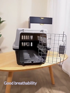 Greenpets Pet Airline Crate Travel Crate Dog Crate kaso ng paglipad Cat Crate Airline Certified Pet Crate Sturdy Easy to Clean Sturdy & Durable Build