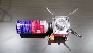 Kompor Gas Hiking Camping Mini Portable Model Windproof Portable Stove
