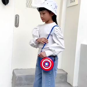 14cm Mini Cartoon Sling Bag For Children's Boys and Girls Spiderman Messenger Bag Shoulder Bag