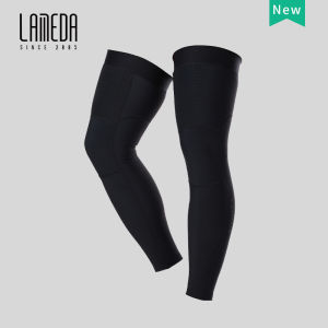 LAMEDA Cycling Leg Cover Men Women Warm Breathable High Elastic Fleece Autumn Winter Outdoor Sports Knee Pads MTB Road Bike Knee Protective Gears