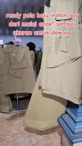 Pola Instan Gamis Anak Prima