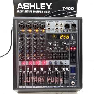 Power Mixer ASHLEY T400 / T-400 / T 400 4 CHANNEL ORIGINAL ASHLEY (BISA COD)