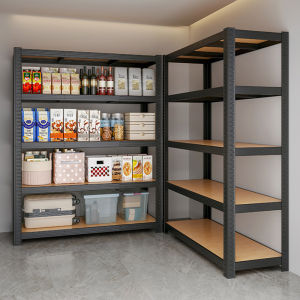 APTO Boltless Steel Shelf 6 Layer Metal Rack Space Savers Adjustable Heavy Duty Shelves Organizer Space Saver Supermarket Home Storage Rack