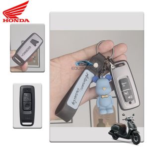 Honda ปลอกกุญแจ Giorno/Geno/Scoopyi/Lead 125/Click 125i/AB 125(VN)/ADV 160/Lead 2022/PXC 160 Honda เคสรีโมทกุญแจรถยนต์ สําหรับ Honda TPU Anti Scratch