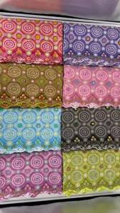 SKIG Luxury Swiss Voile Lace Dry Fabric 2026 Embroidery African Lace Fabric Cotton Fabric for Nigeran Party Wedding 5 Y AT3107