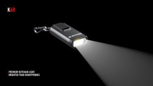 K6R LEDLENSER RECHARGEABLE Key Ring Flashlight - 200 Lumens with Boost to 400 Lumens Led Lenser Torchlight Mini with Red Light
