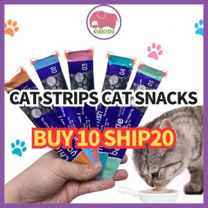 Pet Supplies Cat Treat Cat Strips 17g/ Support Buy10 Ship 20 Cat Wet Food Cat Kitten Pet Food Snack