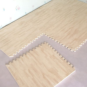 Large Size Wooden Texture Floor Mat Living Room Bedroom Tatami Pad Puzzle Floor Mat Modern Simple Style Home Use Rug
