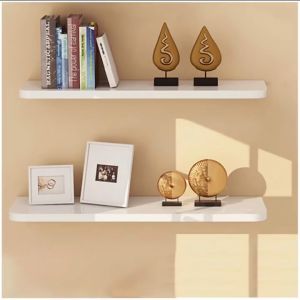 Floating Shelf / Rak Ambalan Minimalis Set 2 Buah 60x15cm Dekorasi Dinding Kamar Rumah