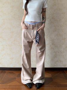 APOCKET | American Retro Slim-fit Drape Trousers