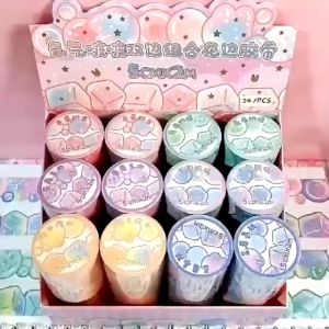 WASHITAPE KERTAS WASHI MASKING TAPE SELOTIP KERTAS DECORATIVE UP AND DOWN DESIGN ICE CUBE CUTE UNTUK HIAS JOURNALING SCRAPBOOK