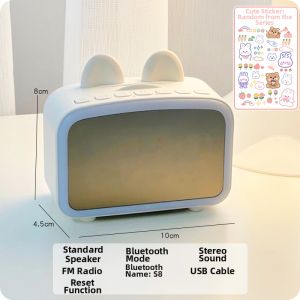 Smart Student Desk Bluetooth Speaker Night Light Alarm Clock