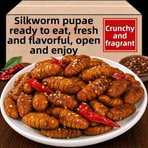 WENXIANGZAN | Spicy Five-Spiced Ready-to-Eat Shandong Specialty Silkworm Pupae
