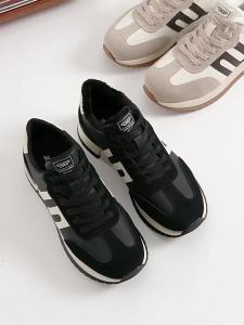 Belle | High-cut Thick-sole Furry Training Shoes