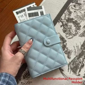 Travel Passport Holder Wallet Integrated Document Card Multi-Functional Storage Bag Ticket Clip for Women Spring 2025 China Made