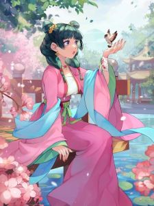 Bandai | Bộ Tranh Kim Cương 5D Anime The Apothecary Diaries Chủ Đề Tranh Trang Trí Nghệ Thuật Cho Gia Đình Phòng Khách Phòng Ngủ Phong Cách Cổ Điển Acrylic