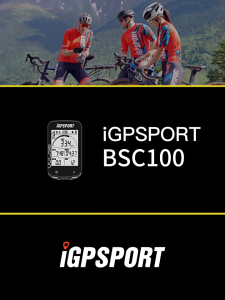 IGPSPORT BSC100/BSC100S GPS Cycling Computer Wireless ANT+ Bluetooth Accurate Speed Distance Tracking Navigation & Data Sync Compatible with Road Mountain Bike (骑行码表 精准导航 数据同步 ANT+ 蓝牙)