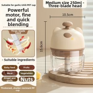Suncha | Baby Food Prep Kit with Garlic Masher Grinder Puree Maker and Small Knife