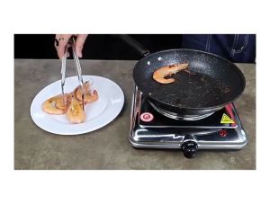 เตาแม่เหล็กไฟฟ้า 2หัว sokany เตาพกพา อุปกรณ์ห้องครัว กำลังไฟ 2000W สีดำ เป็นสินค้าใหม่ 2023