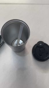 Cốc Giữ Nhiệt Hoạ Tiết Hoa Lá Dung Tích 500ml Có Kèm Ống Hút Chất Liệu inox 316
