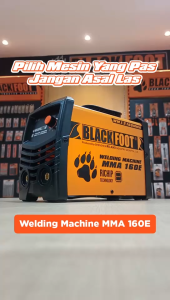 Mesin Las Inverter MMA 160A BLACKFOOT 160E IGBT Trafo ARC Welding WM.1.2.160MMA