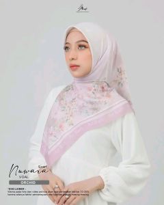 PROMO - NUWARA SCARF Jilbab hijab kerudung dewasa segiempat daily simple mewah terbaru new terlaris SEGIEMPAT VOAL MOTIF BUNGA random EXCLUSIVE BY AR RAFI  murah viral lebaran idul fitri 2025 adem mudah di bentuk cantik bayar ditempat COD gratis ongkir