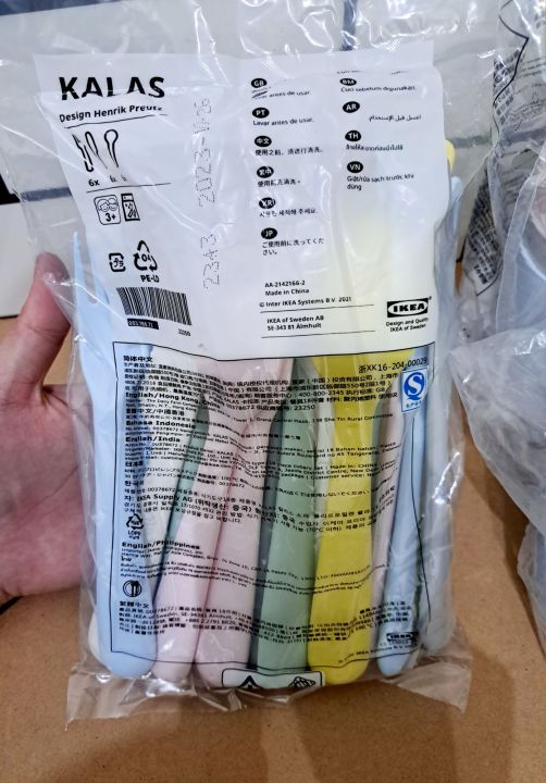 IKEA Sendok Garpu Pisau anak isi 6 Set (Sendok Garpu pisau) BPA FREE Food Grade