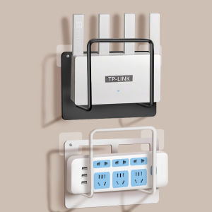 Router Placement Bracket Wifi Storage Box Wall Mounted Holder No Drilling Required Cable Organizer Family Storage Tools