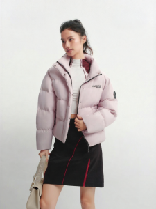 BOSIDENG | Short Stand Collar Loose Warm Womens Down Jacket