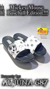 ARJUNA 687 - Sandal Selop Mickey Baseball Sandal Flip Flop Anak & Dewasa Bahan Karet Ringan & Fleksibel
