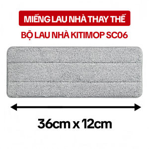 Bông Lau Nhà Thay Thế 36x12cm Dùng Cho Bộ Lau Nhà KITIMOP SC06