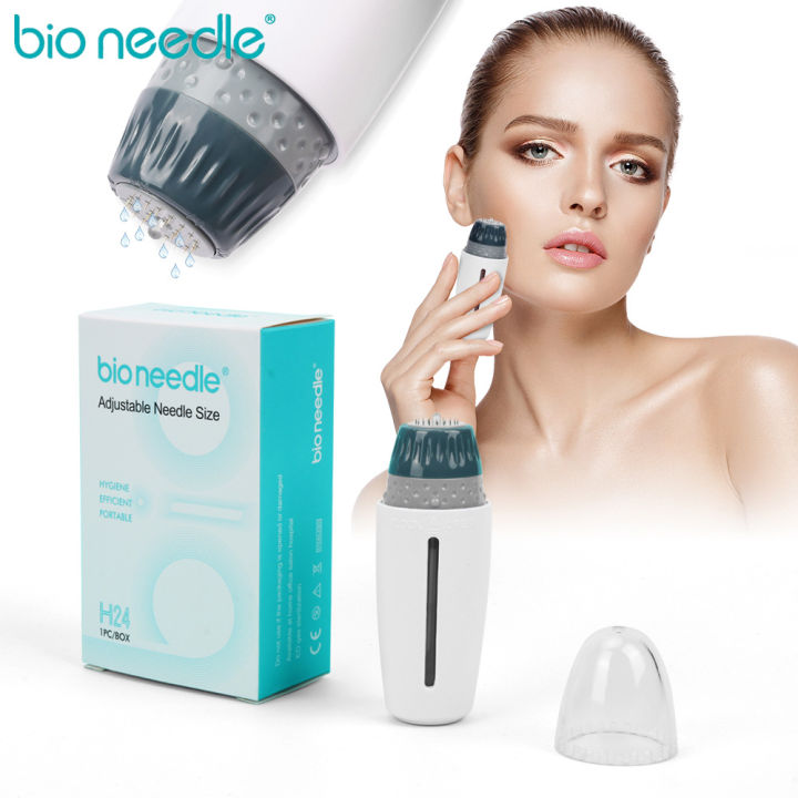 Bio Needle H24 Titanium Micro Needling Adjustable Needle Derma Stamp 