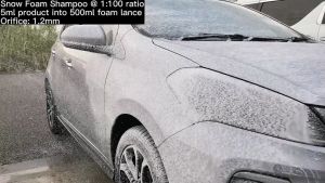 ADM Snow Foam Shampoo (500ml) Concentrated Hi Foam Car Shampoo Long Cling Time Easy Rinse Soap Detergent Cleaner
