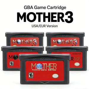 Bandai | Mother Series GBA Game Card Cartridge 32-Bit Video Game Console Card Mother 1 2 3 USA/EUR/Version Gray Shell for GBA NDS