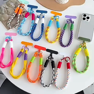 BlueWow Tali Gantungan Ponsel Portabel Anti Hilang Tali Gantung Tali Pendek untuk Casing Ponsel Tali Pergelangan Tangan yang Modis dan Kuat