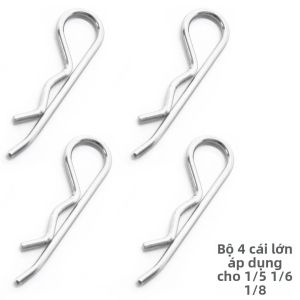 RCXAZ RC Thân Xe Vỏ Kẹp Khóa Pin Cho 1/5 1/10 Quy Mô Traxxas HSP Redcat RC4WD Sơn Mô Hình Chuyên Dụng Tamiya Trục SCX10 D90 HPI - Phụ Kiện Xe Hơi Bằng Kim Loại