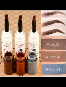 สินค้าส่งเร็ว เจลเขียนคิ้ว กันน้ำ NOVO BEAUTY EYEBROW GEL 3g ดินสอเขียนคิ้ว (3สี/ของแท้/พร้อมส่ง)