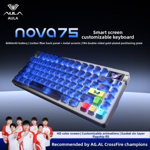 AULA | Tri-Mode Mechanical Keyboard nova 75 Keys