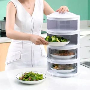 TEMPAT LAUK 4 SUSUN / TUDUNG SAJI / TEMPAT PENYIMPANAN MAKANAN / PENYIMPANAN LAUK / TUDUNG HIDANG