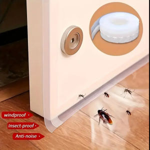 Self Adhesive Window Door Seal Transparent Weather Stripping Tape to Block Draft Dust Noise - Thermal Insulation for Home